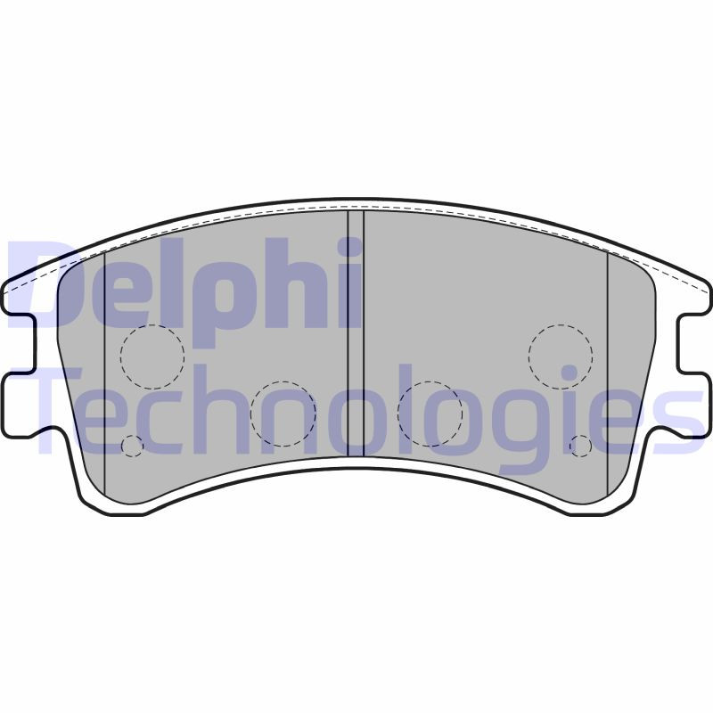 DELPHI Bremsbelagsatz, Scheibenbremse