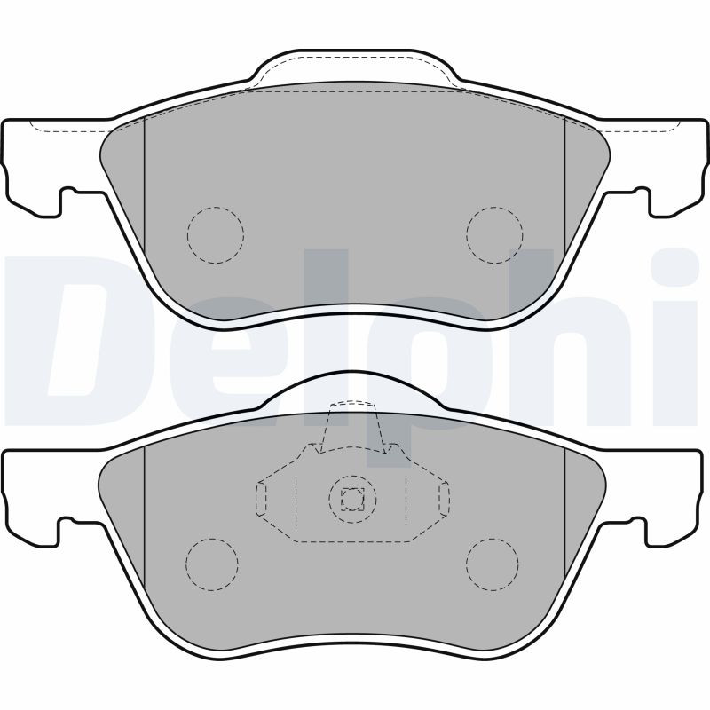 DELPHI Bremsbelagsatz, Scheibenbremse