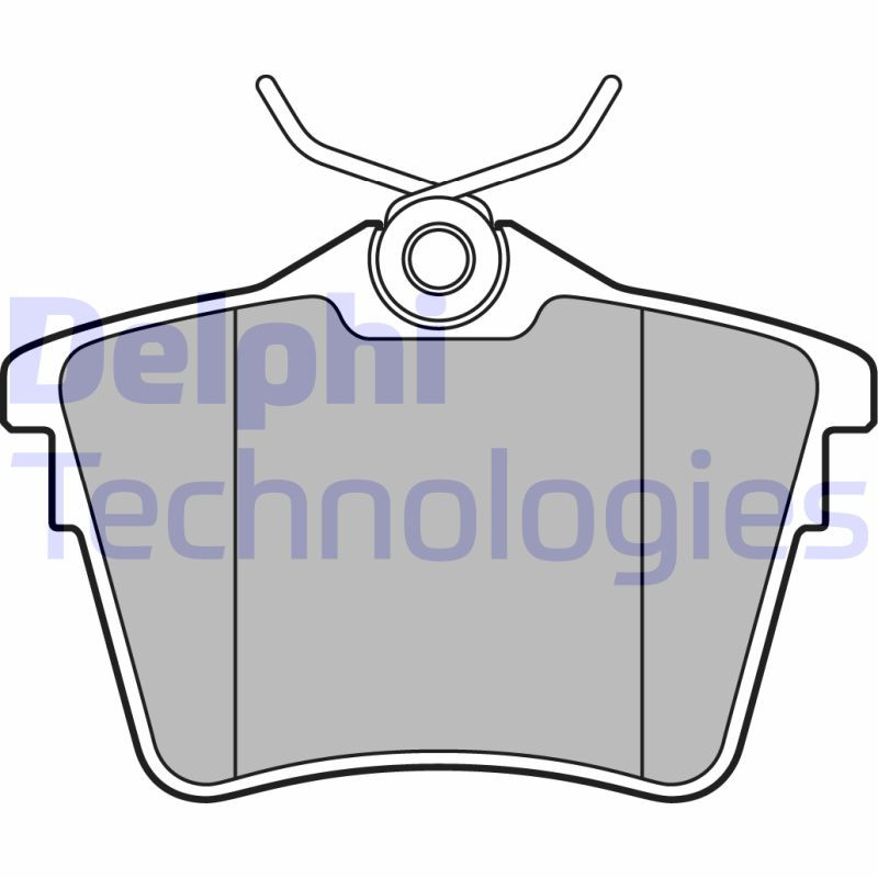 DELPHI Bremsbelagsatz, Scheibenbremse