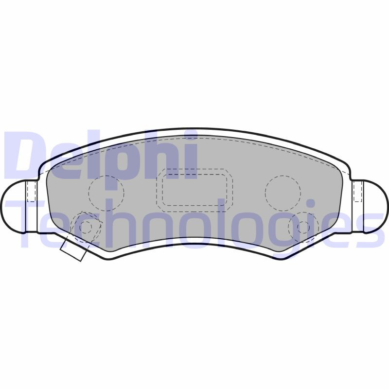 DELPHI Bremsbelagsatz, Scheibenbremse