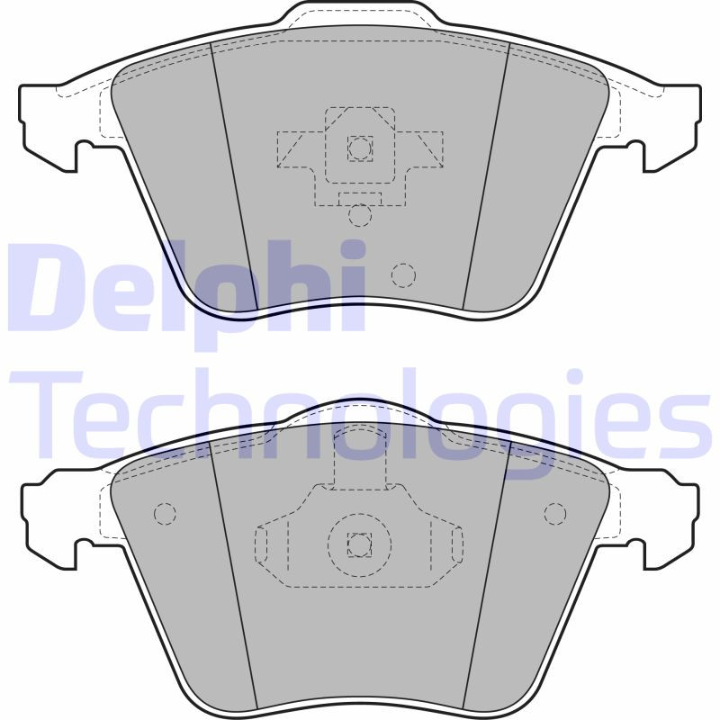 DELPHI Bremsbelagsatz, Scheibenbremse