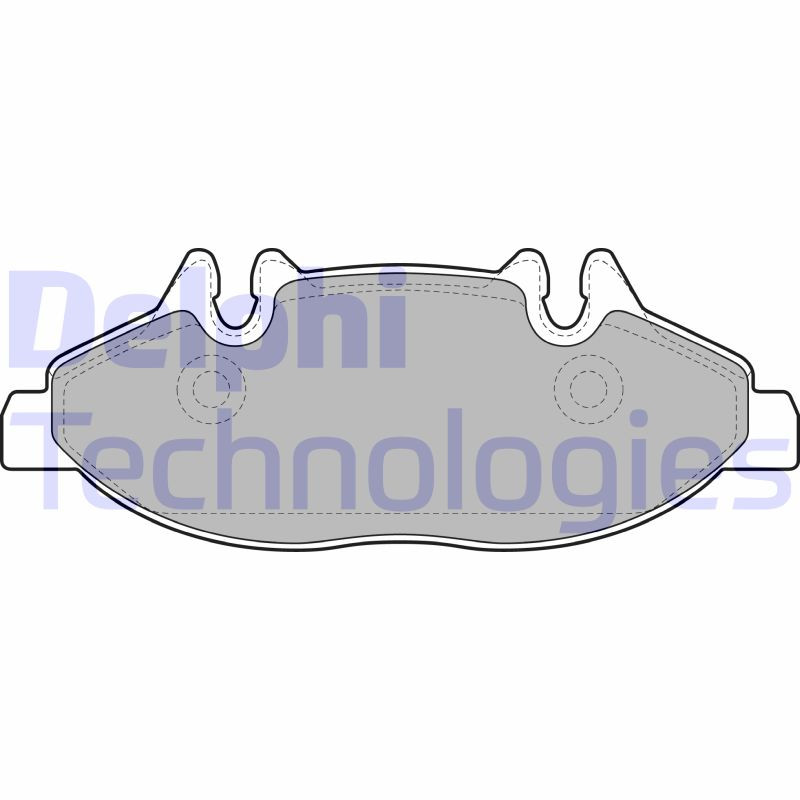 DELPHI Bremsbelagsatz, Scheibenbremse