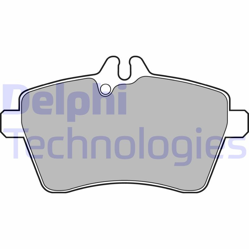 DELPHI Bremsbelagsatz, Scheibenbremse