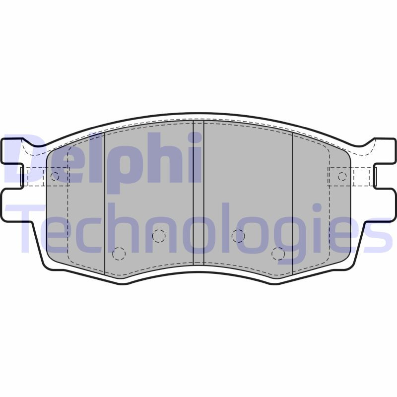DELPHI Bremsbelagsatz, Scheibenbremse