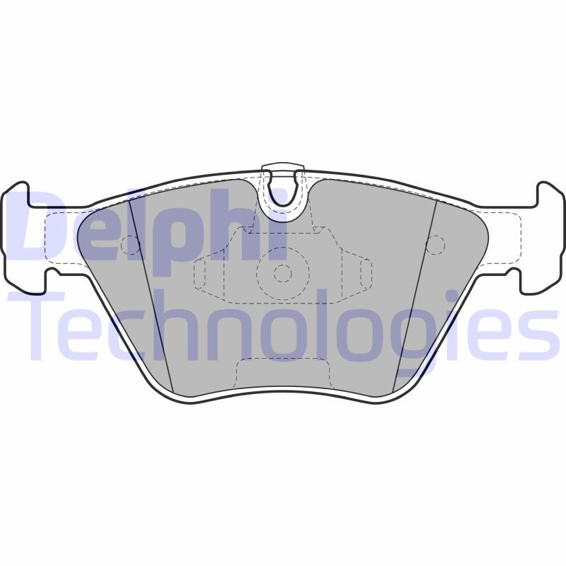 DELPHI Bremsbelagsatz, Scheibenbremse