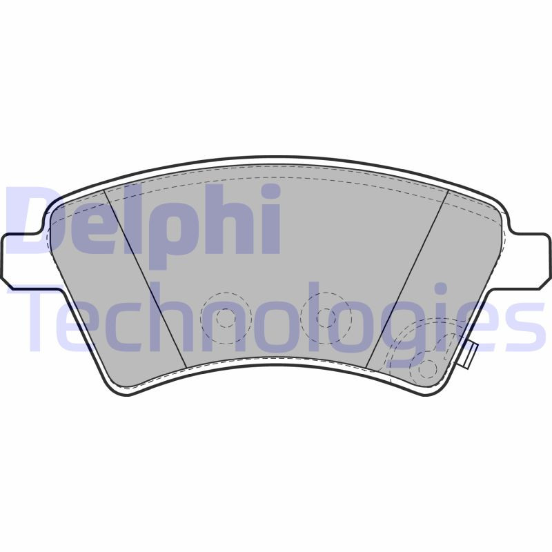 DELPHI Bremsbelagsatz, Scheibenbremse