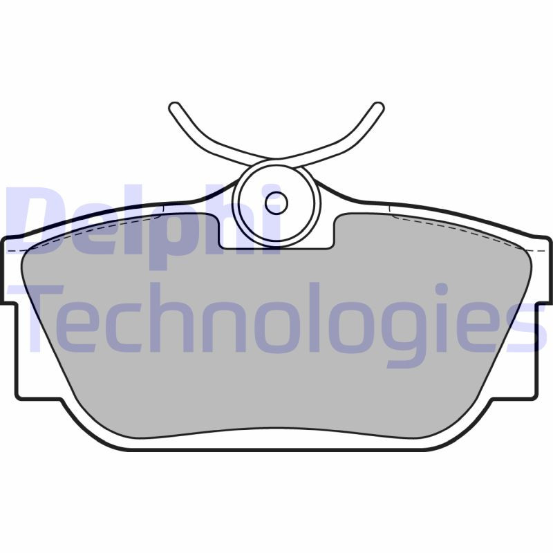 DELPHI Bremsbelagsatz, Scheibenbremse
