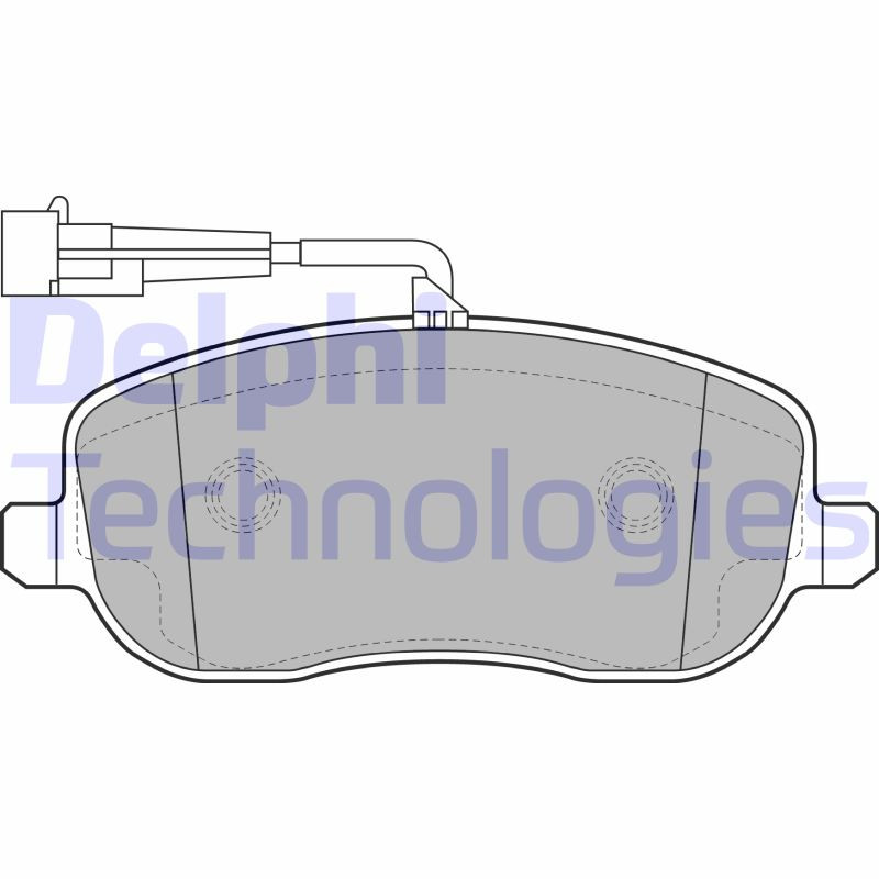 DELPHI Bremsbelagsatz, Scheibenbremse