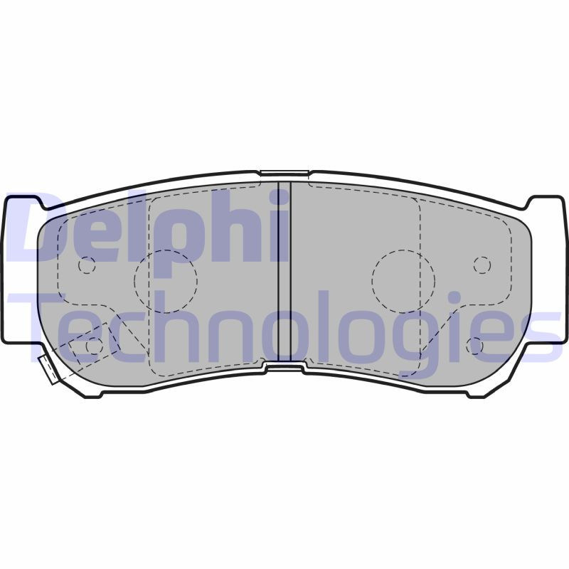 DELPHI Bremsbelagsatz, Scheibenbremse