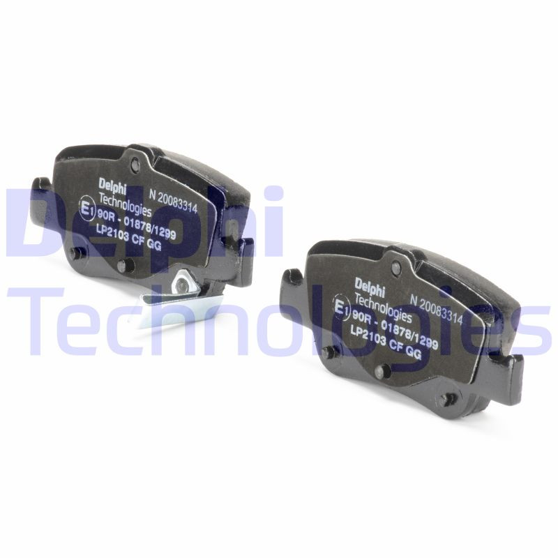 DELPHI Bremsbelagsatz, Scheibenbremse