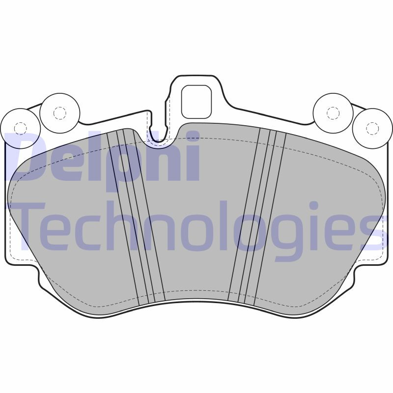 DELPHI Bremsbelagsatz, Scheibenbremse