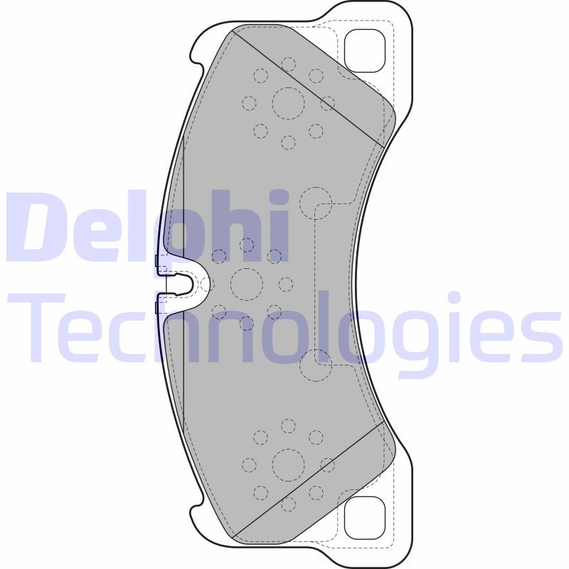 DELPHI Bremsbelagsatz, Scheibenbremse