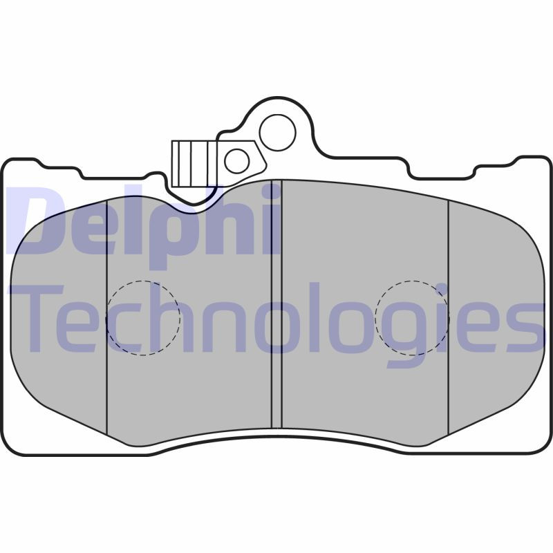 DELPHI Bremsbelagsatz, Scheibenbremse