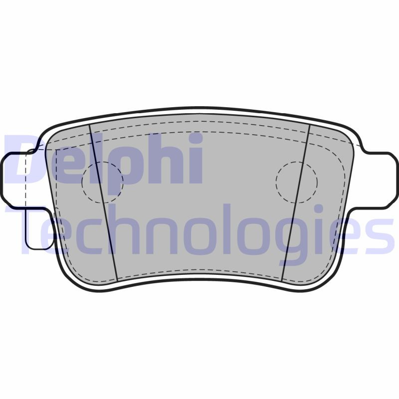 DELPHI Bremsbelagsatz, Scheibenbremse