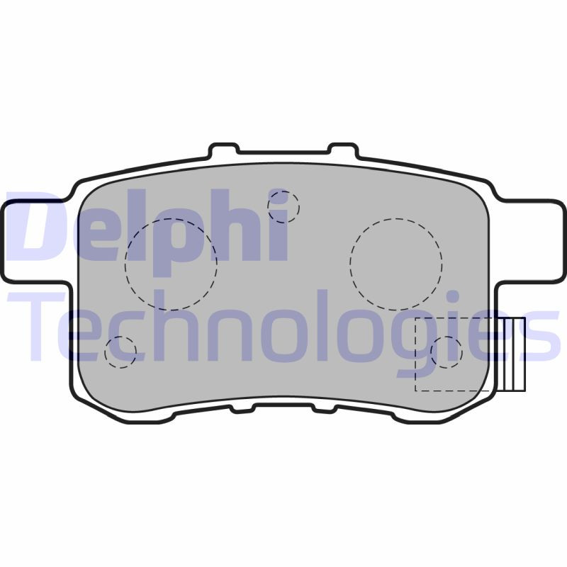 DELPHI Bremsbelagsatz, Scheibenbremse