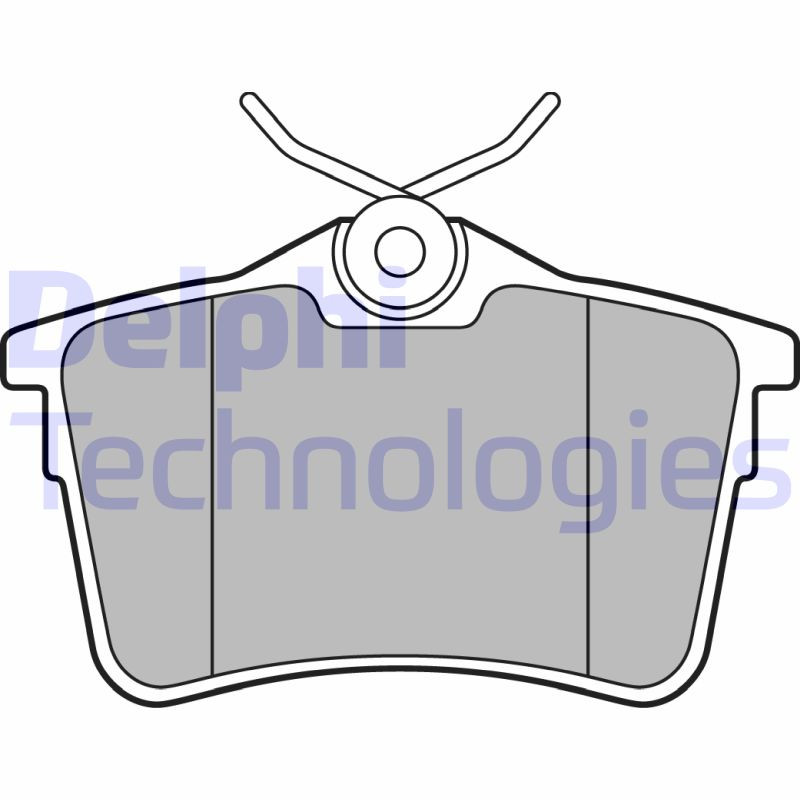 DELPHI Bremsbelagsatz, Scheibenbremse