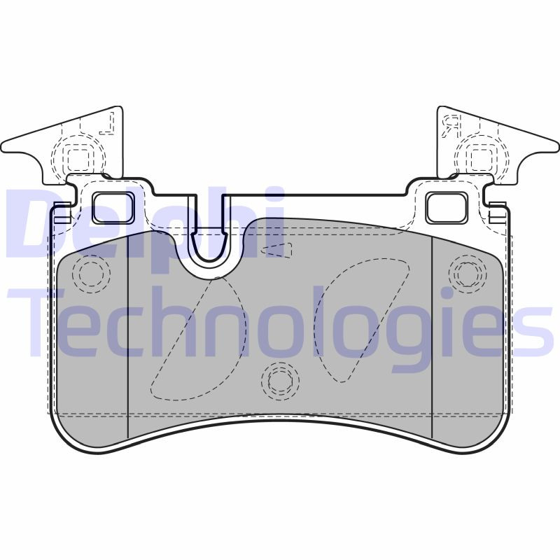 DELPHI Bremsbelagsatz, Scheibenbremse