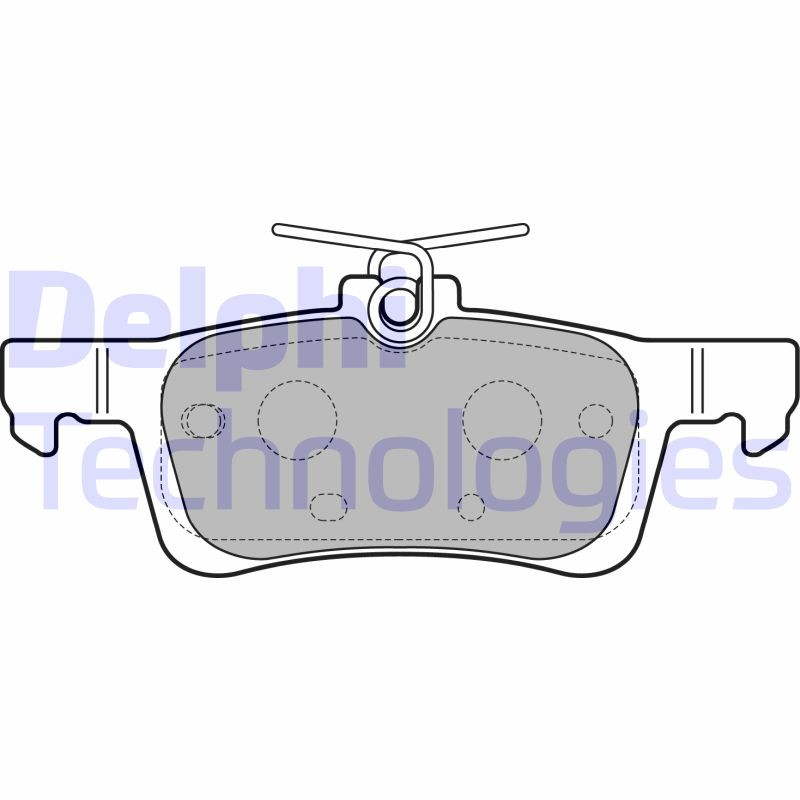 DELPHI Bremsbelagsatz, Scheibenbremse