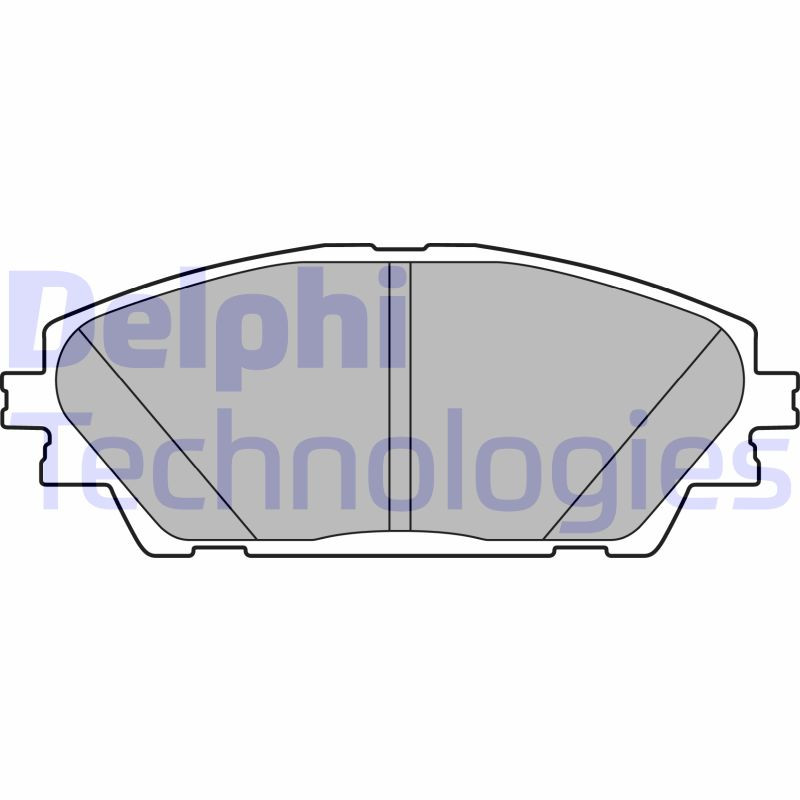 DELPHI Bremsbelagsatz, Scheibenbremse DELPHI Bremsbelagsatz, Scheibenbremse
