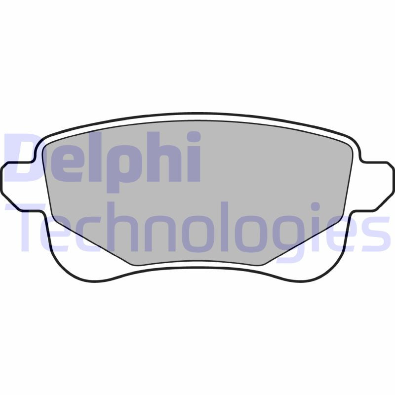 DELPHI Bremsbelagsatz, Scheibenbremse