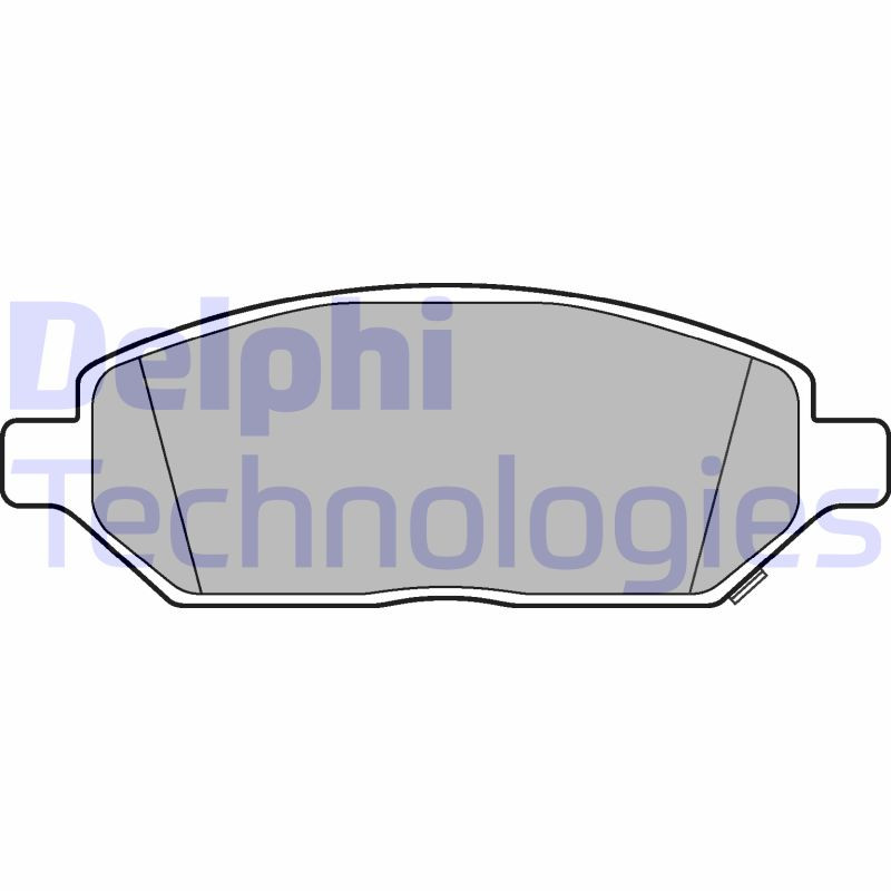 DELPHI Bremsbelagsatz, Scheibenbremse