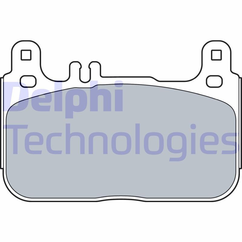 DELPHI Bremsbelagsatz, Scheibenbremse