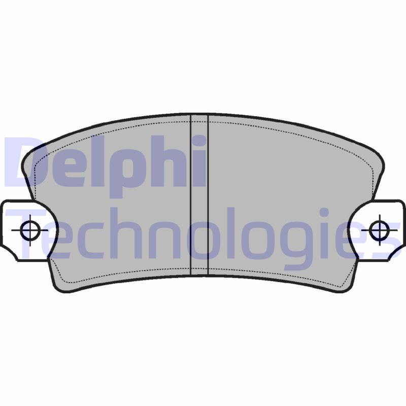 DELPHI Bremsbelagsatz, Scheibenbremse