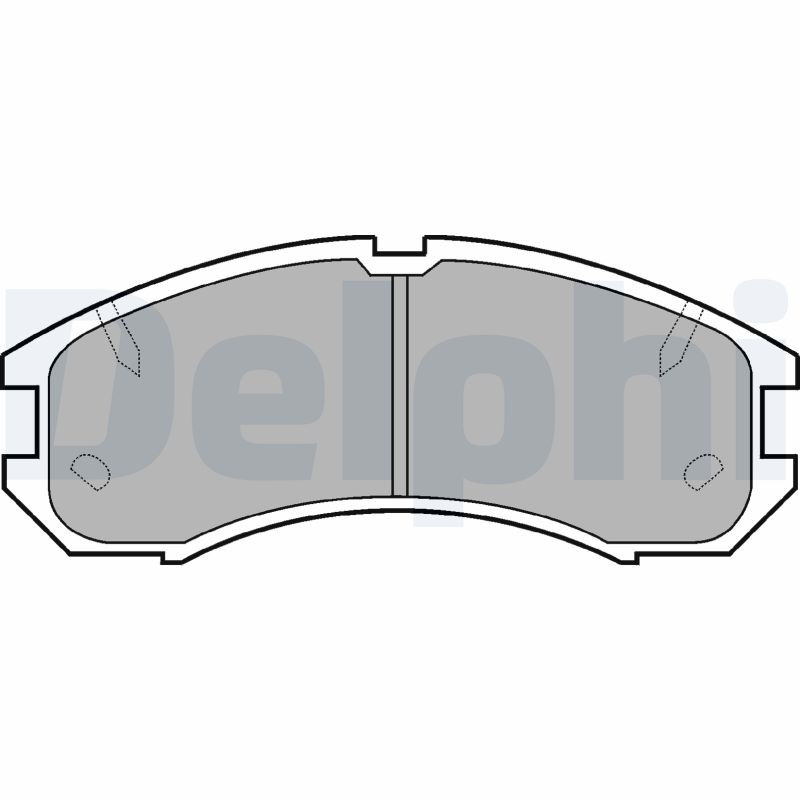 DELPHI Bremsbelagsatz, Scheibenbremse