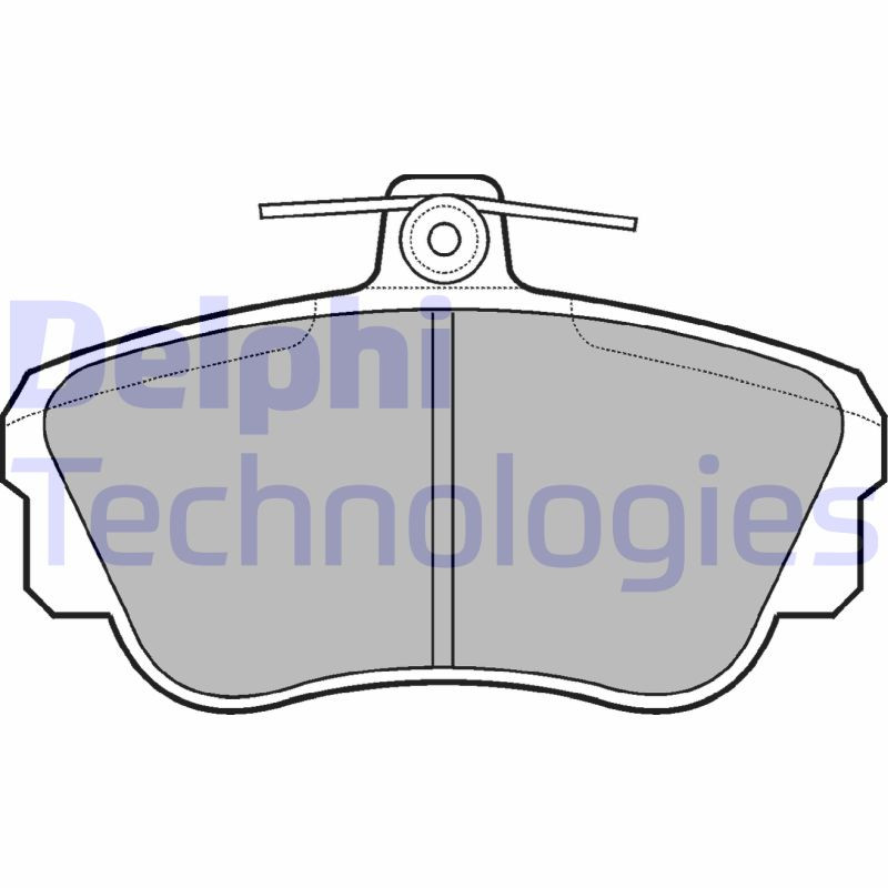 DELPHI Bremsbelagsatz, Scheibenbremse