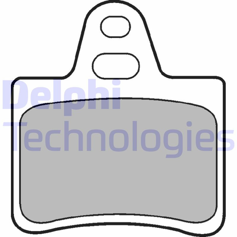 DELPHI Bremsbelagsatz, Scheibenbremse