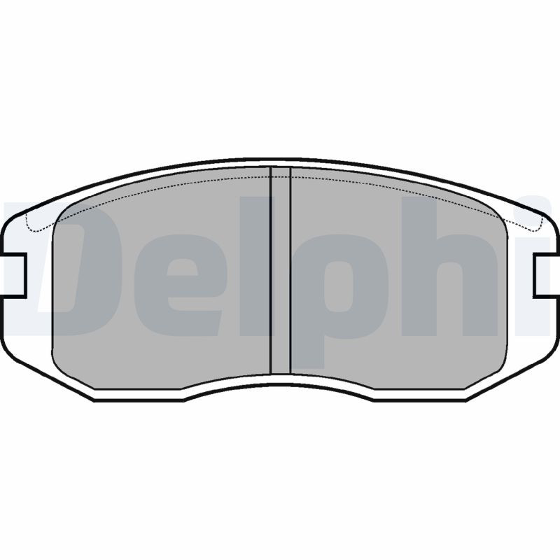 DELPHI Bremsbelagsatz, Scheibenbremse