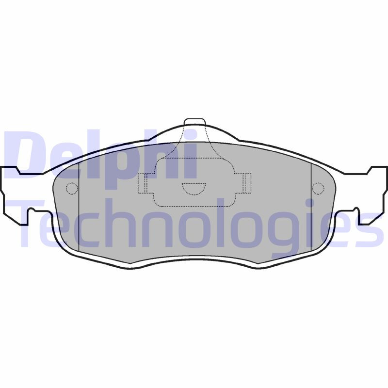 DELPHI Bremsbelagsatz, Scheibenbremse