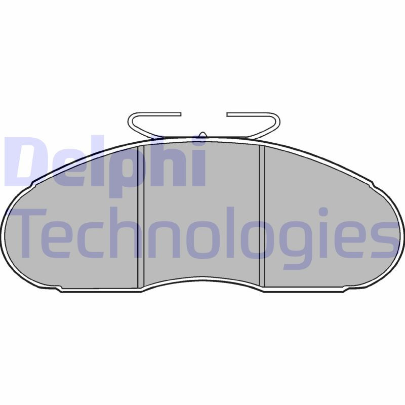 DELPHI Bremsbelagsatz, Scheibenbremse