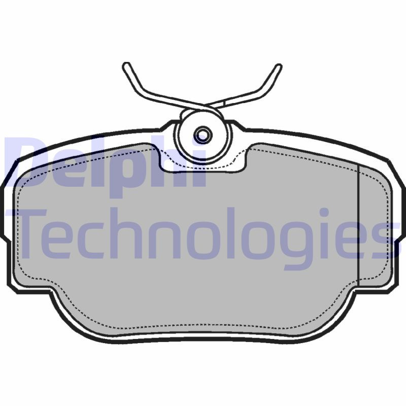 DELPHI Bremsbelagsatz, Scheibenbremse