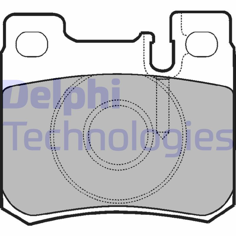 DELPHI Bremsbelagsatz, Scheibenbremse