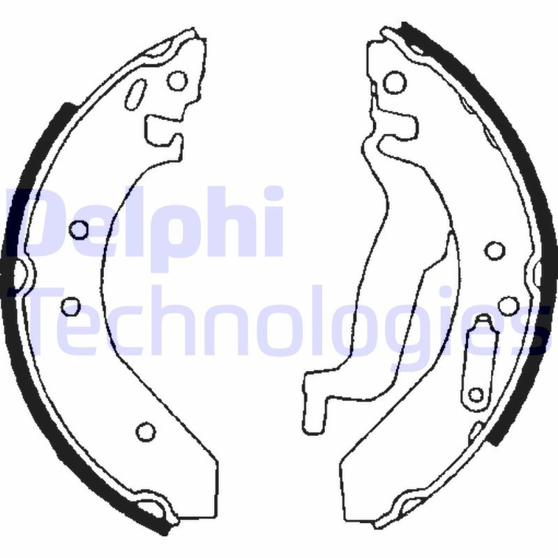 DELPHI Bremsbackensatz