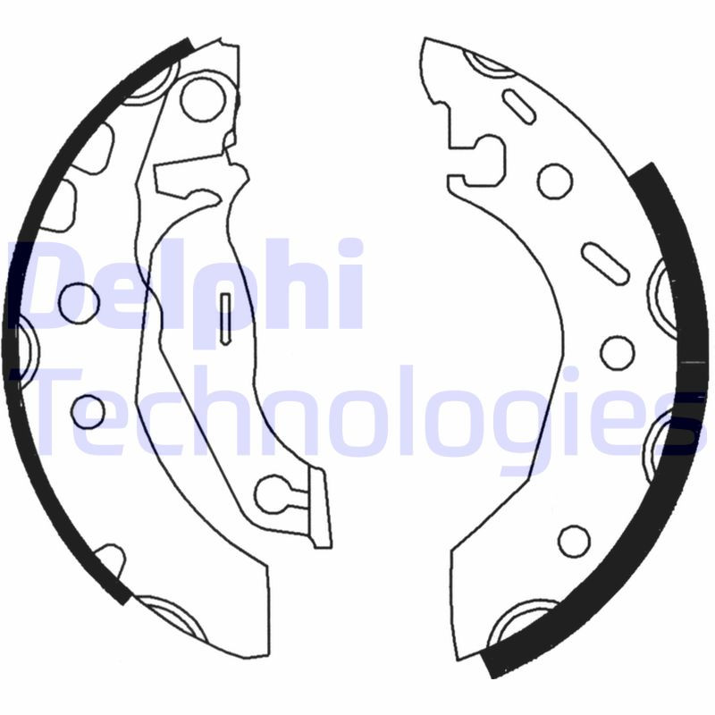 DELPHI Bremsbackensatz