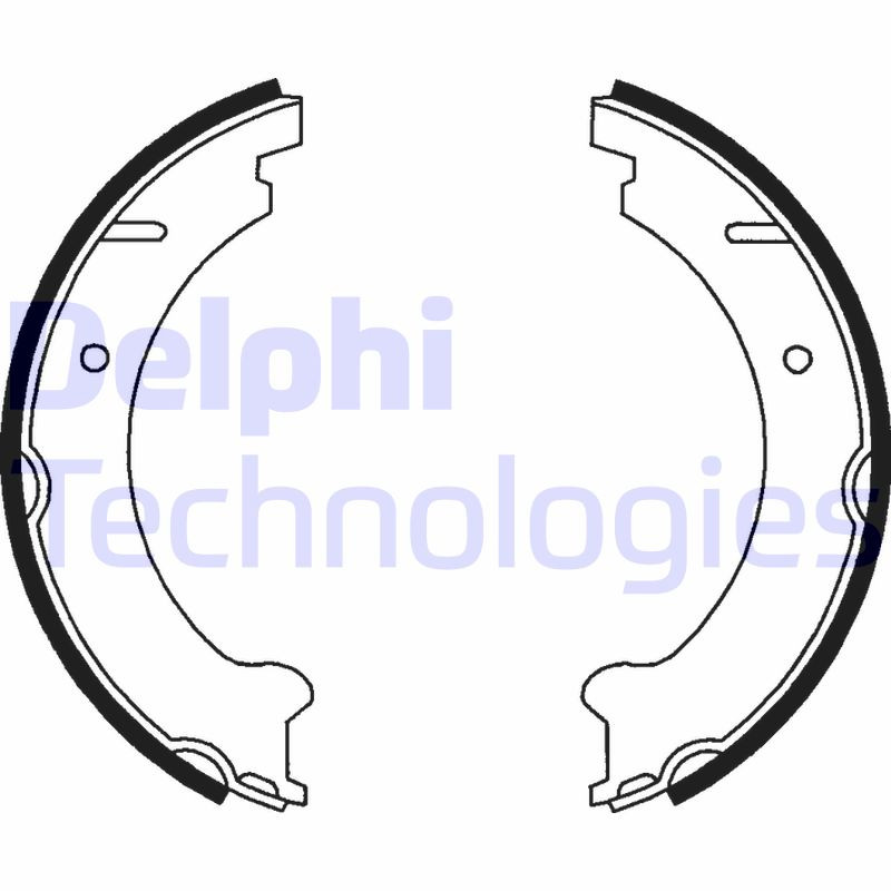 DELPHI Bremsbackensatz, Feststellbremse