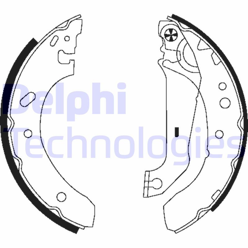 DELPHI Bremsbackensatz