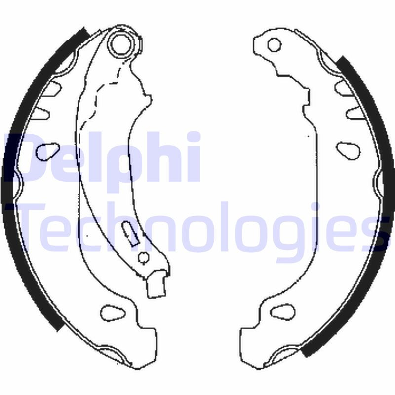 DELPHI Bremsbackensatz