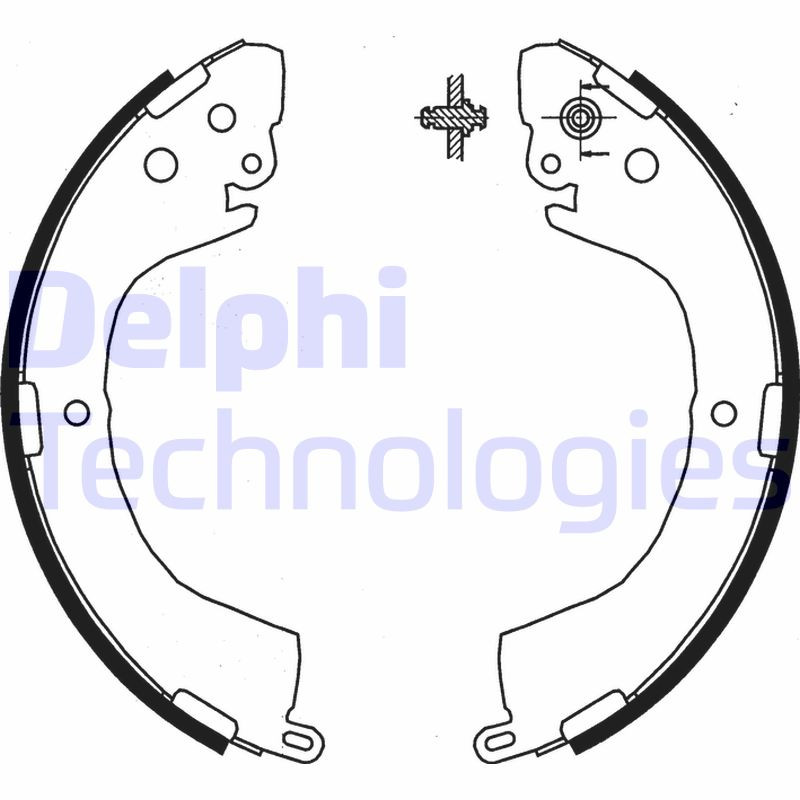 DELPHI Bremsbackensatz