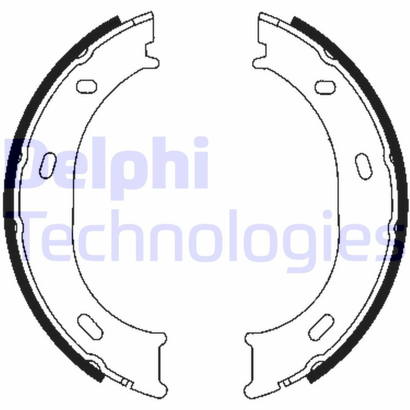 DELPHI Bremsbackensatz, Feststellbremse