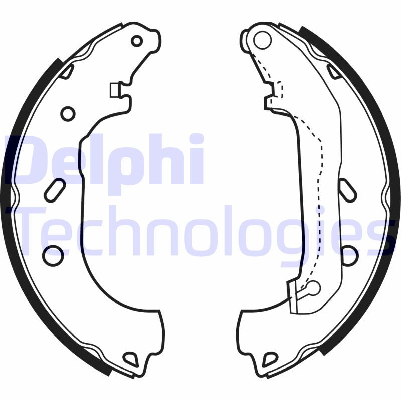 DELPHI Bremsbackensatz