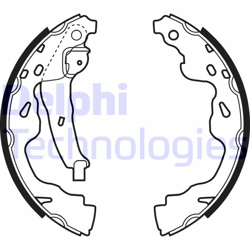 DELPHI Bremsbackensatz