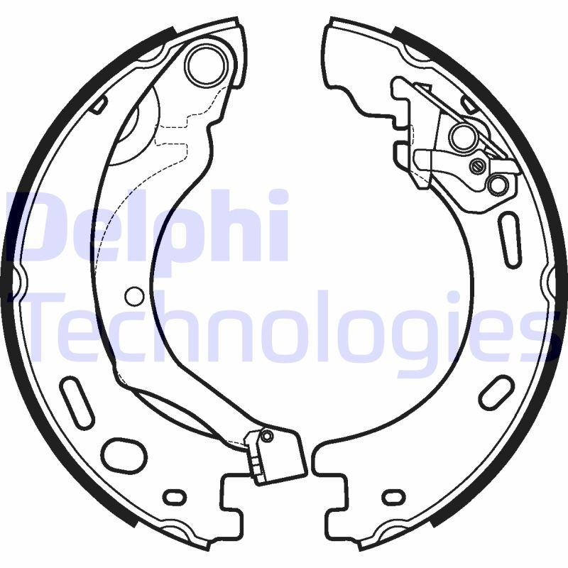 DELPHI Bremsbackensatz, Feststellbremse