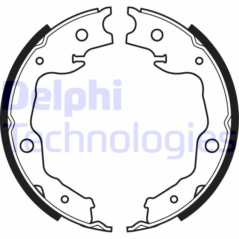 DELPHI Bremsbackensatz, Feststellbremse