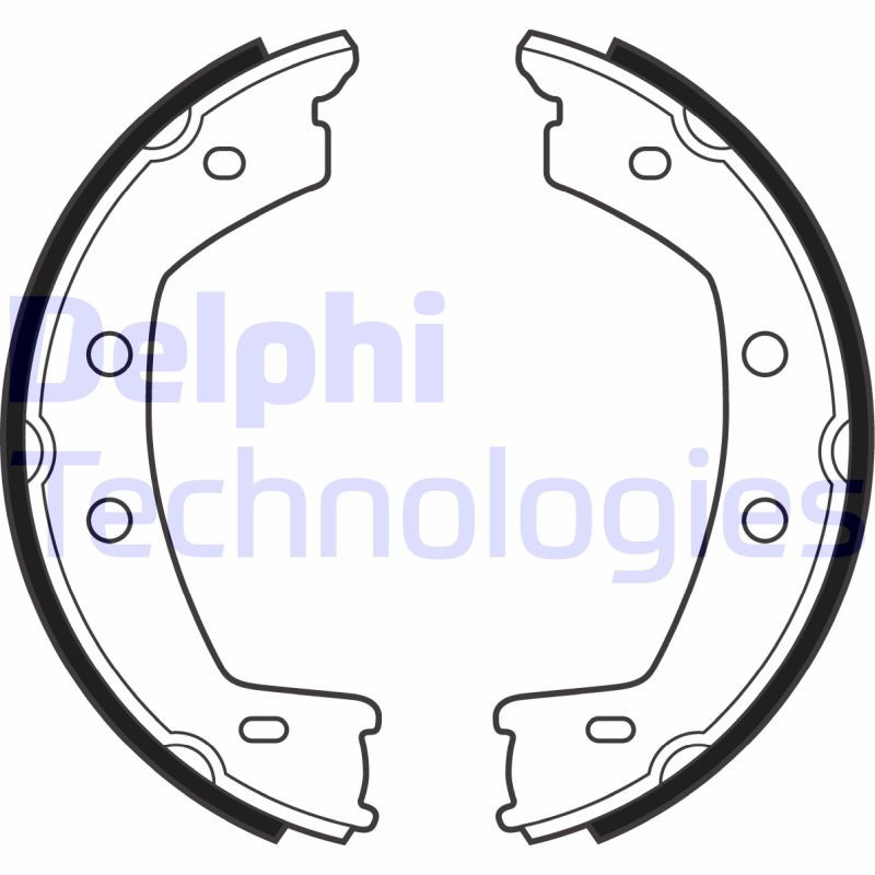 DELPHI Bremsbackensatz, Feststellbremse