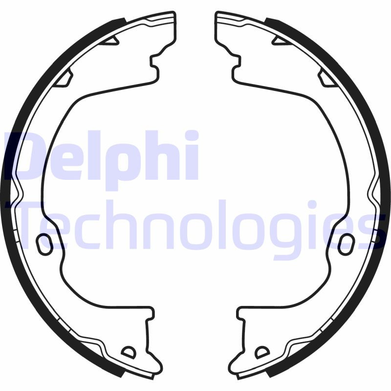 DELPHI Bremsbackensatz, Feststellbremse