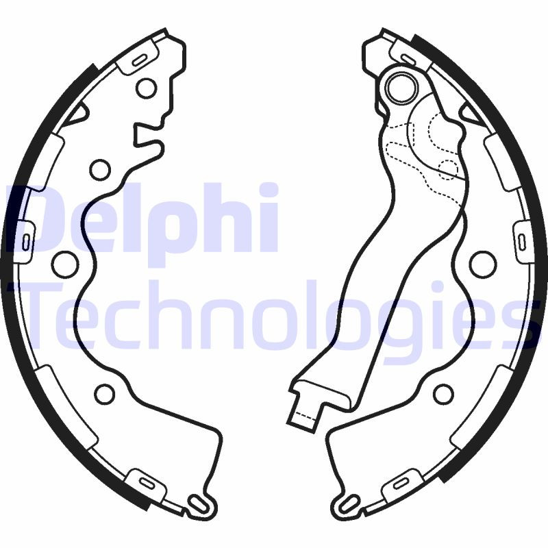 DELPHI Bremsbackensatz