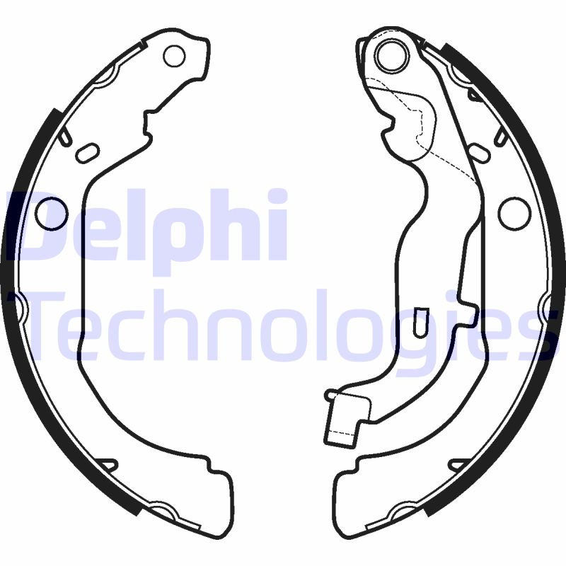 DELPHI Bremsbackensatz